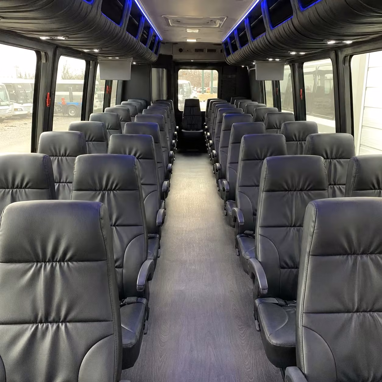 25 passenger minibus inside