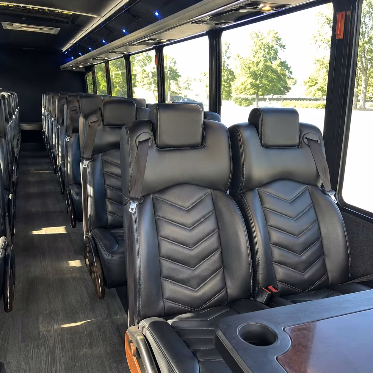 35 passenger minibus interior