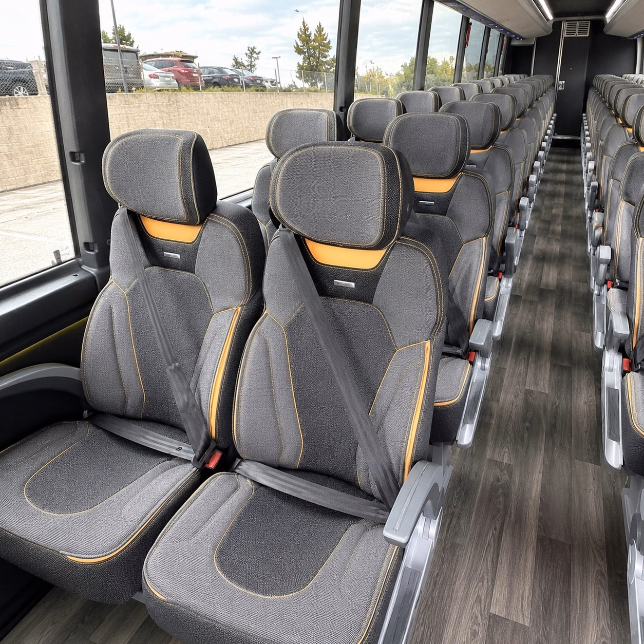dearborn charter bus interior