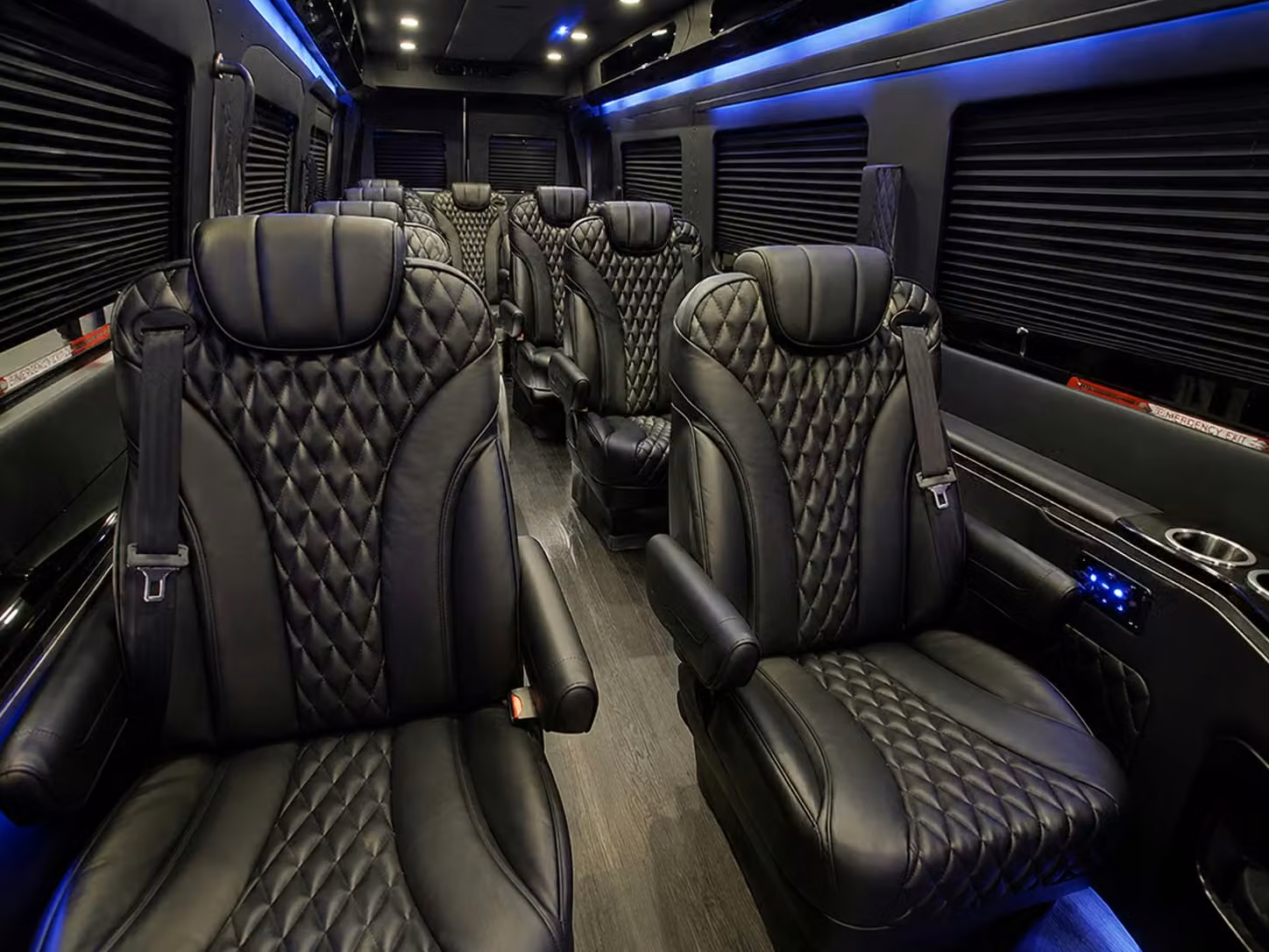 sprinter van with driver inside